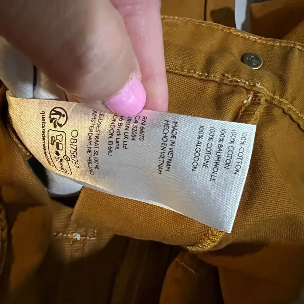 BDG Canvas Carpenter Pants Size 26